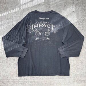 vintage 90s Snap On shirt Global Impact tee